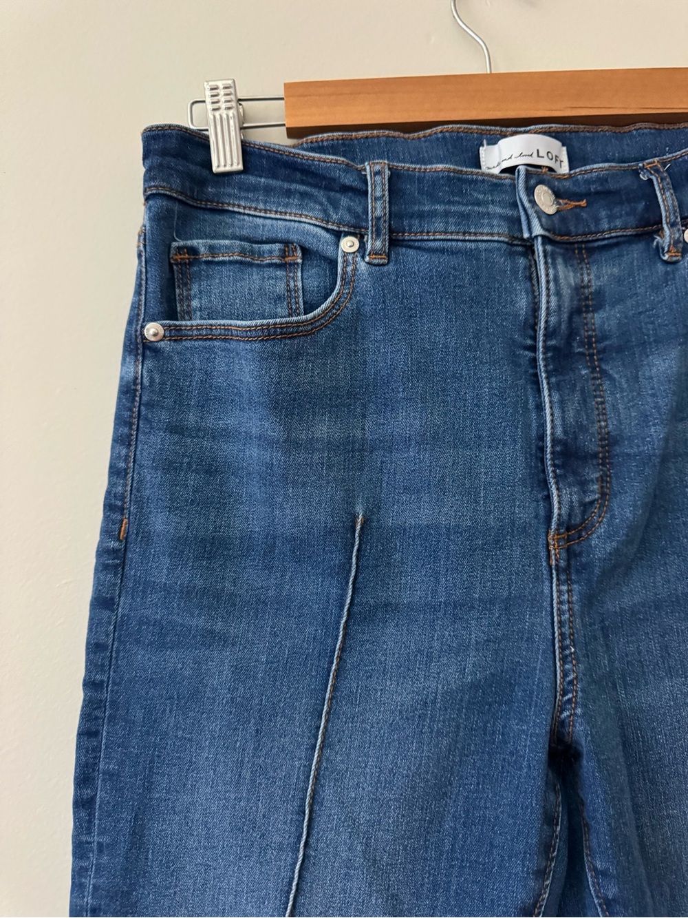 LOFT The Kick Crop Jeans 31/12 - Picture 4 of 13